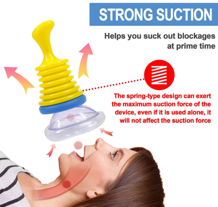 Portable Choking Choke Suction Device
