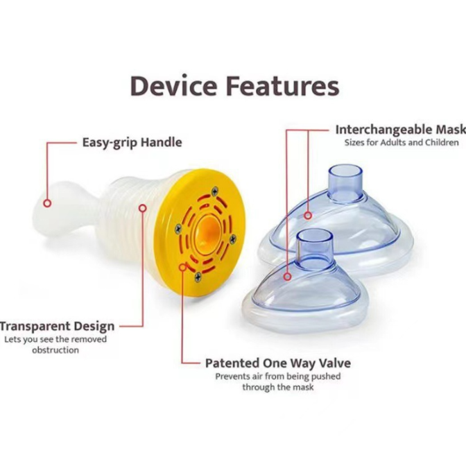 Portable Choking Choke Suction Device